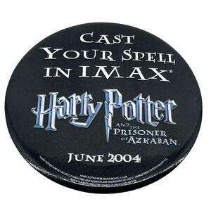 Harry Potter Prisoner of Azkaban IMAX Movie Collector's Pin 2004 3.5"